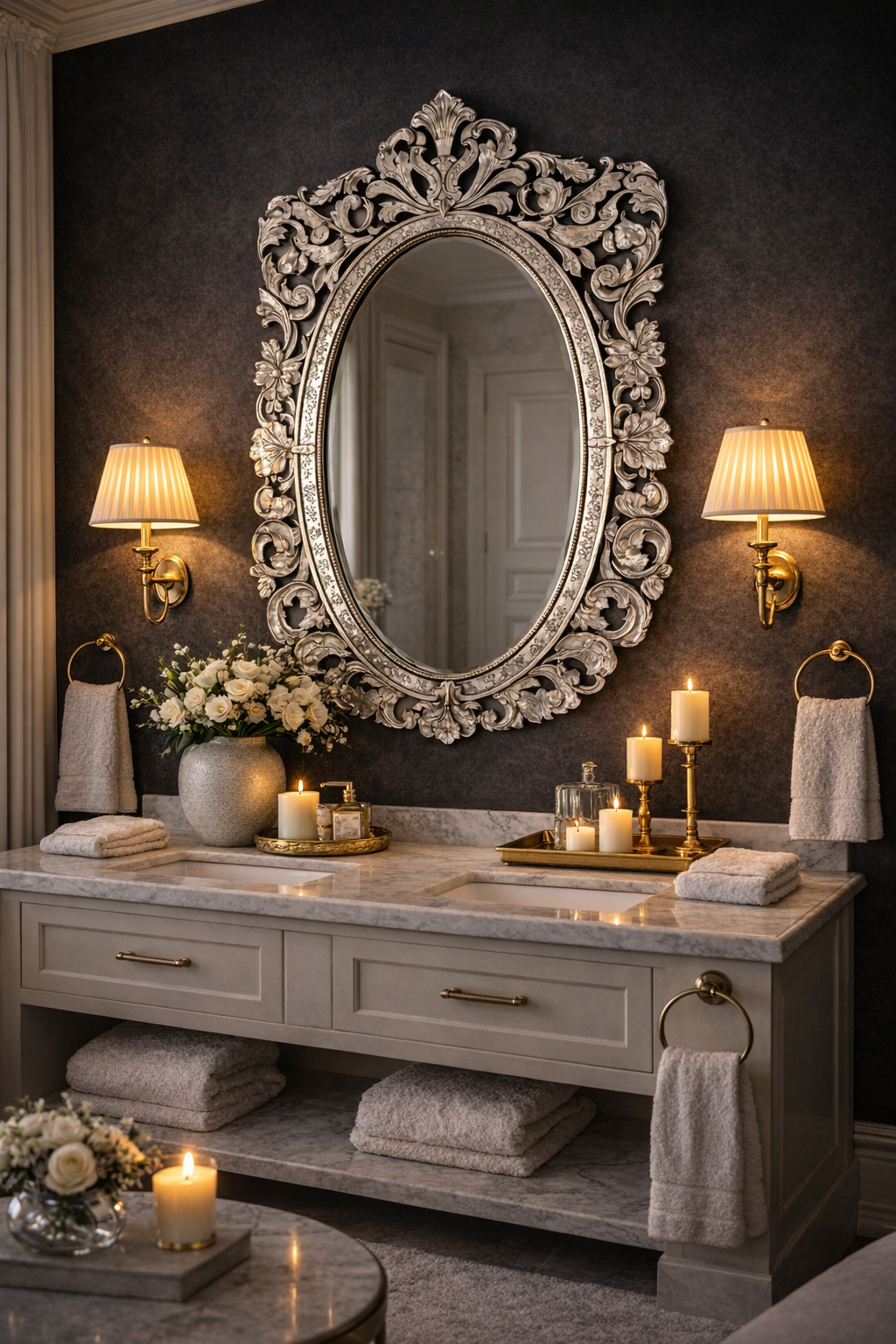 Leafy Oval Glow Mirror thumbnail Leafy Oval Glow Mirror thumbnail